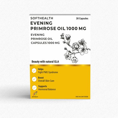 SOFTHEALTH EVENING PRIMROSE OIL 1000MG ×30