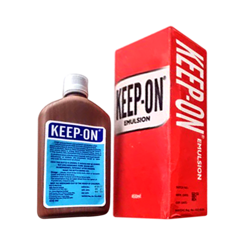 Keep-on emulsion