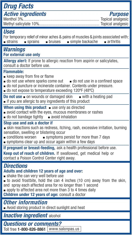 Salonpas spray