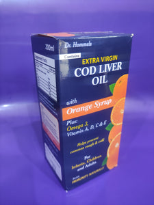 Dr hommels extra virgin cod liver oil ×200mls