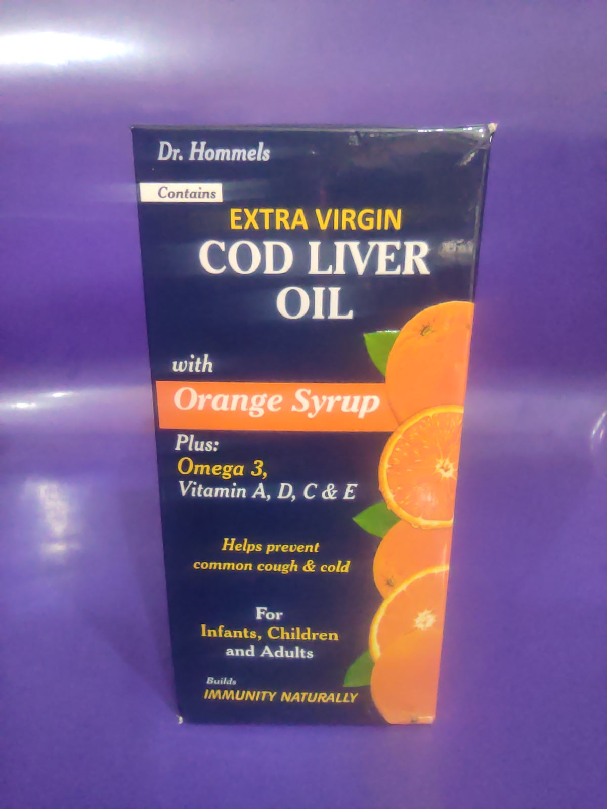 Dr hommels extra virgin cod liver oil ×200mls