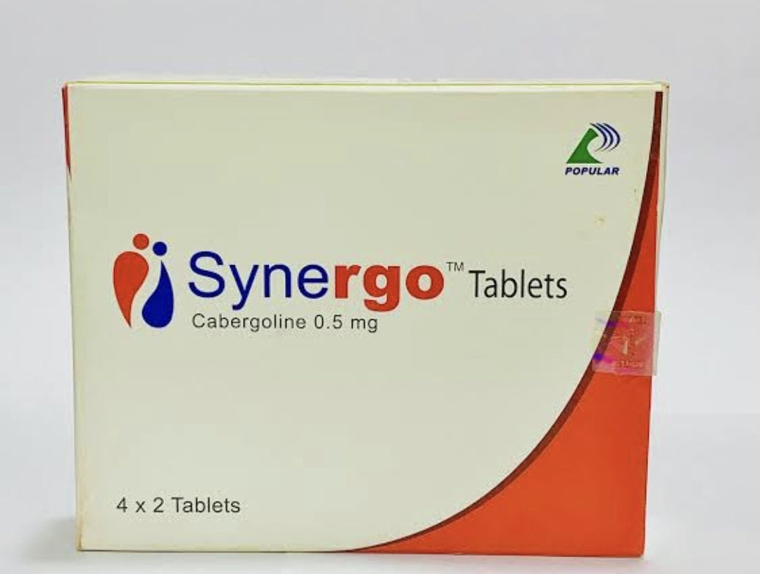 Synergo Tablet 0.5mg (Carbogoline ) x8