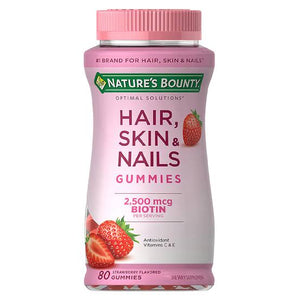 Nature’s Bounty Hair, Skin and Nails Gummies With Biotin 80cts