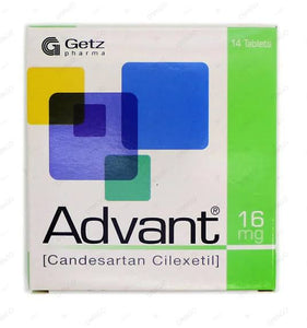 Advant 16mg (candesartan)×28 tablets