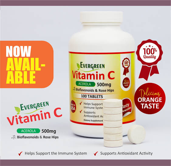 Vitamin c 500mg chewables ×100 tablets