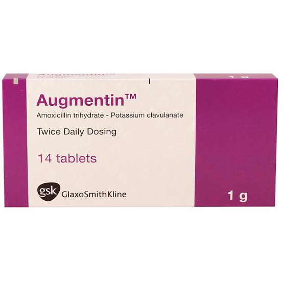 Augmentin (Amoxicillin/Clavulanic Acid) 1G Tabs x14 (GSK)