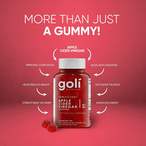 Apple Cider Vinegar Gummy Vitamins by Goli Nutrition