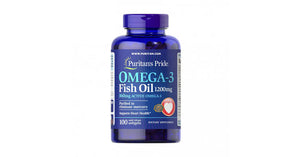 PURITAN'S PRIDE OMEGA 3 FISH OIL 1200MG ×100 SOFTGELS