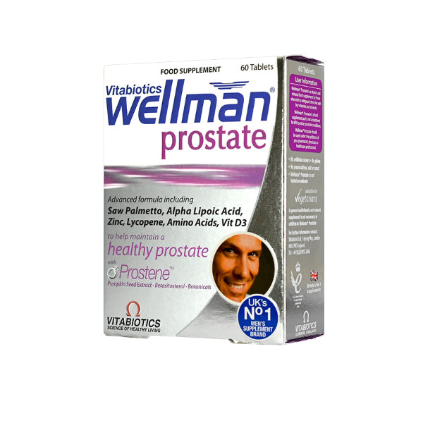 WELLMAN PROSTATE (Vitabiotic) *60 tablets – Famedix Pharmacy