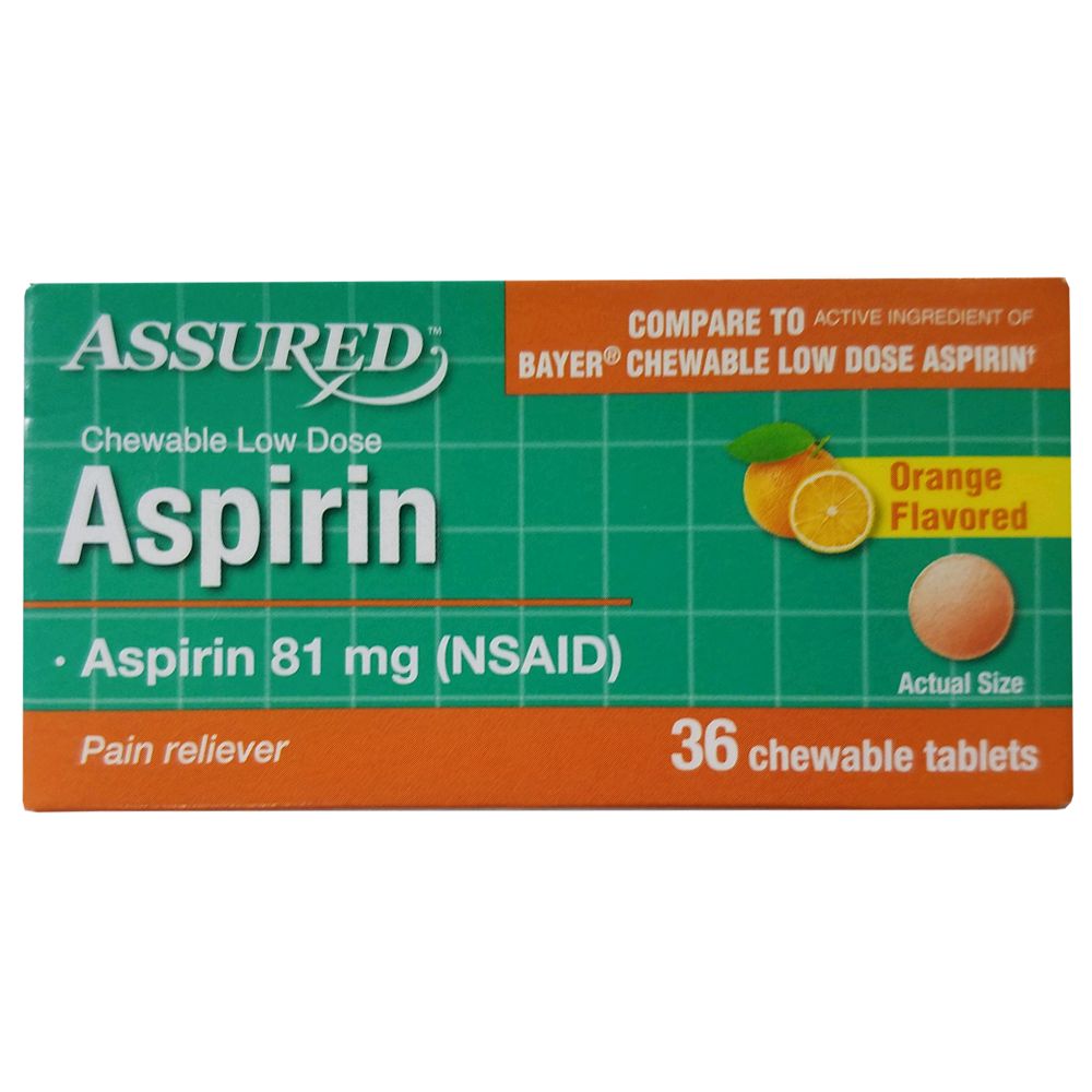 ASSURED ASPIRIN 81MG (CHEWABLE TABLET)
