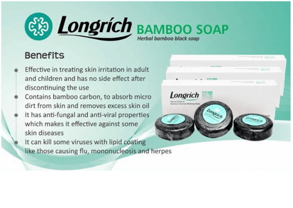 LONGRICH BAMBOO CHARCOAL SOAP