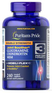 PURITAN'S PRIDE JOINT SOOTHER GLUCOSAMINE CHONDROITIN MSM